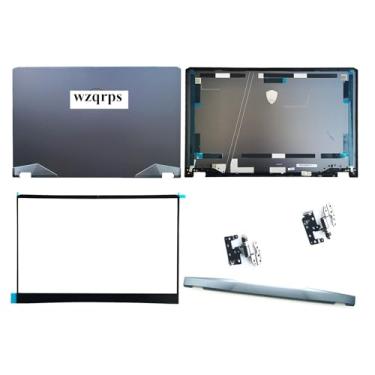 Imagem de Wzqrps Nova capa de substituição para laptop LCD traseira tampa superior frontal dobradiças de bisel com capa de dobradiça para MSI GE76 GP76 Raider 10UE/11UG/11UH/11UE/12UE/12UH MS-17K3 9S7-17K314 MS