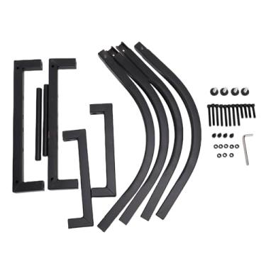 Imagem de TOPINCN Grande Cremalheira de Lenha, Suporte de Tronco Estável Rack de Madeira de Metal Resistente Ferramenta Organizador de Armazenamento de Lenha para Lareira Pátio Deck Firepit