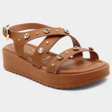 Imagem de Papete Vizzano Plataforma Apliques Feminina-Feminino