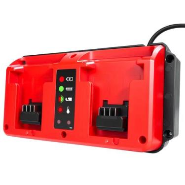 Imagem de Carregador Rápido Duplo De 90W Para Bateria De Lítio Milwaukee 18V, Re