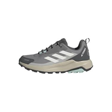 Imagem de adidas Tênis feminino Terrex Anylander Rain.rdy para caminhada, Cinza/branco/cinza, 37