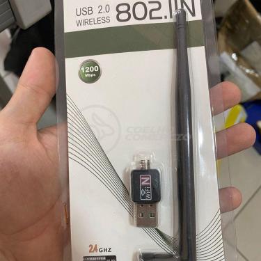 Imagem de Antena Usb 2.0 Receptor De Wifi Wireless 1200Mbps