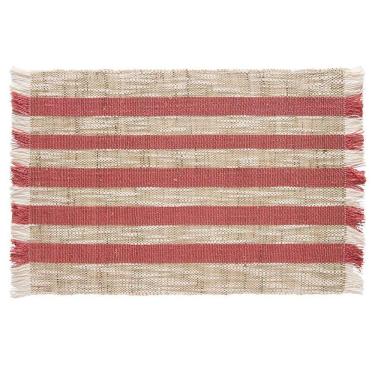 Imagem de Jogo Americano Copa E Cia Avulso Rami Listras Terracota