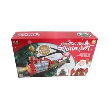 Imagem de Conjunto De Trem Elétrico De Natal Para Crianças, Realista, Montagem F