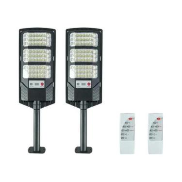 Imagem de Holofote Solar LED 800W 500W Com Sensor De Movimento, Luminária Extern