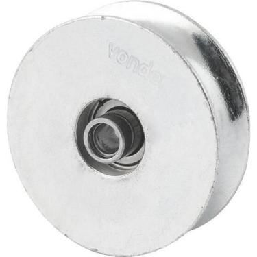 Imagem de Roldana Para Portão 2.1/2Tipo U Aço Zincado R.Bucha Vonder