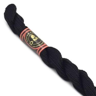 Imagem de Linha DMC Torçal Cotton Perlé - 25 metros - 7, 310 - PRETO
