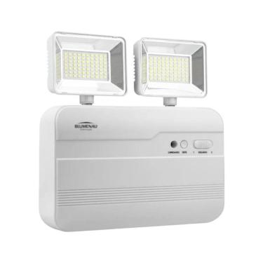 Imagem de Luminária Emergência Led 3000 Lúmens 18W 6500K Blumenau