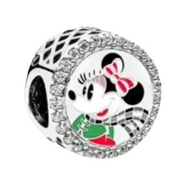 Imagem de Pingente De Prata Esterlina Mickey Minnie Para Mulheres, Charme Rosa, 