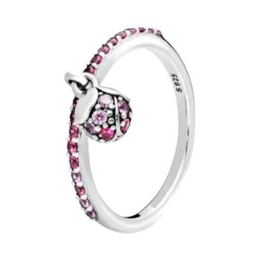 Imagem de Anel De Prata Esterlina 925 Com Pedra Coração De Vaga-lume Luminosa Ve