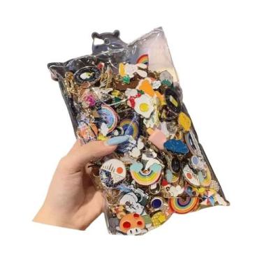 Imagem de Crachás De Esmalte Personalizados Fofos 10-100 Peças, Pins De Metal Pa