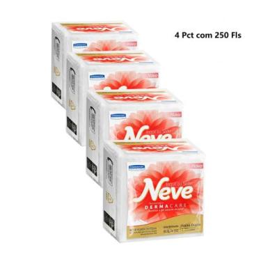 Imagem de Papel Higiênico Neve Folha Dupla Cai-Cai C/ 1.000 Fls - Kimberly Clark