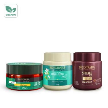 Imagem de Cronograma Capilar Cacheadas e Crespas Bio Extratus Vegano