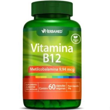 Imagem de Vitamina B12 9,94mcg Immunity 60 Capsulas Herbamed, Natural