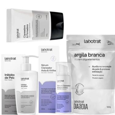 Imagem de Kit Skincare Completo Facial e Corporal Com Máscara De Argila/Inibidor