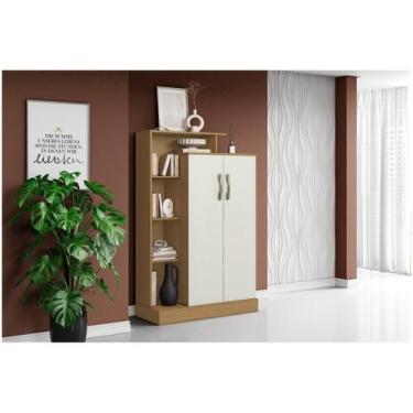 Imagem de Armário Multiuso com 6 Prateleiras e 2 Portas Orion - Aramóveis, Ataca