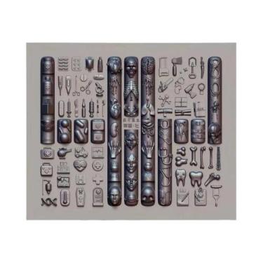 Imagem de Molde De Silicone Para Unhas Cyberpunk Little Doctor, Decoração 3D De 