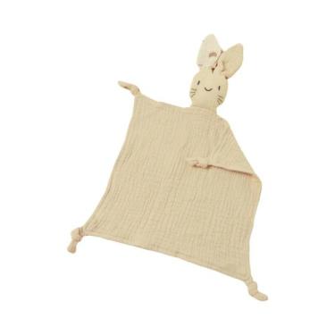 Imagem de Manta De Bebê Recém-Nascido Macia Com Orelhas Longas De Coelho, Bordad