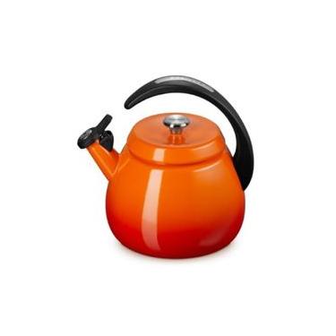 Imagem de CHALEIRA CLOCHE LE CREUSET 2,1L EM AÇO INOX ESMALTADO LARANJA 40111010900900