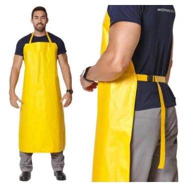 Imagem de Avental Industrial Impermeável Engate Pvc Forrado Brascamp