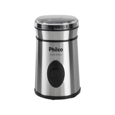Imagem de Moedor de Café Philco Grano Aroma 200W, Cinza, 110V