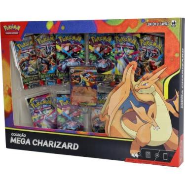 Imagem de Jogo de Cartas Pokemon BOX Mega Charizard