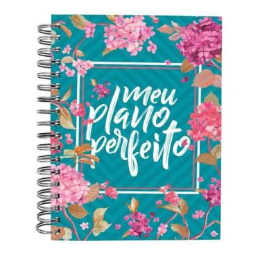 Imagem de Livro - Meu plano perfeito, planner sem data com espiral duplo, capa F