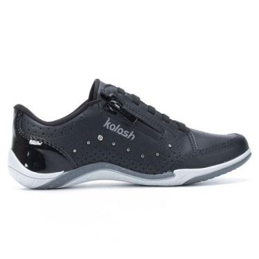 Imagem de Tênis Casual Kolosh C1299 Feminino Preto -, Preto, 35