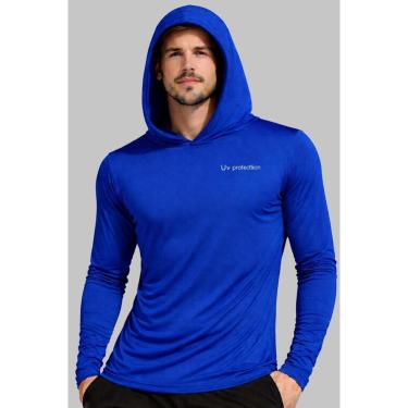 Imagem de Camisa Uv Proteção Solar Masculina Com Capuz Manga Longa-Masculino