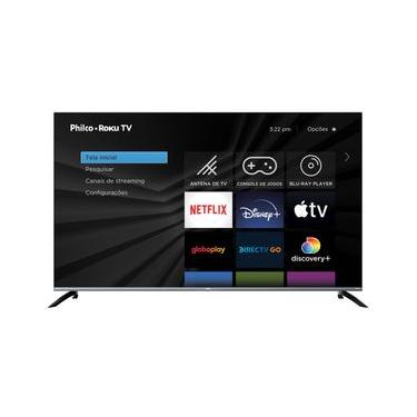 Imagem de Smart TV 58" Philco LED 4K Roku Dolby Áudio PTV58G70R2CSGBL Bivolt