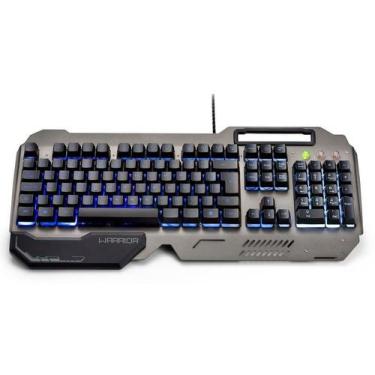 Imagem de Teclado mecanico usb 2.0 gamer led warrior - multimidia - MULTILASER