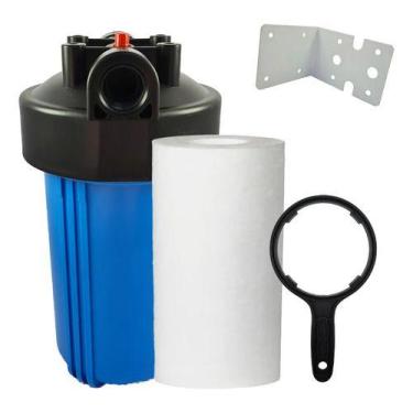 Imagem de Filtro Big Blue Completo 10 Polegadas X 4 1/2 Vazão 3000 L/h - Royal B