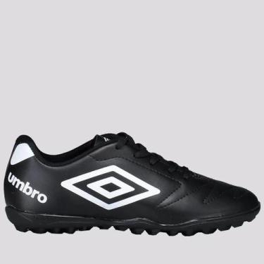 Imagem de Chuteira Society Juvenil Umbro Class 2.2 - Preto+Branco, 31