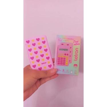 Imagem de Calculadora flip linha pink