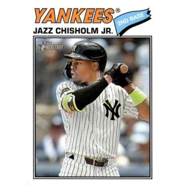 Imagem de Card Topps Heritage 2026 Jazz Chisholm Jr. Yankees - Marca Própria