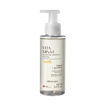 Imagem de Óleo de limpeza facial o boticário botik vitamina e 100ml