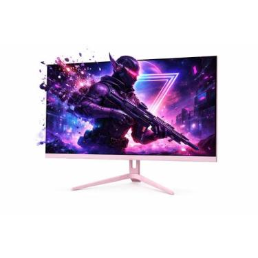Imagem de Monitor Gamer Aitek Delta M2713RA Rosa 27 Polegadas Full HD 200Hz 1ms 