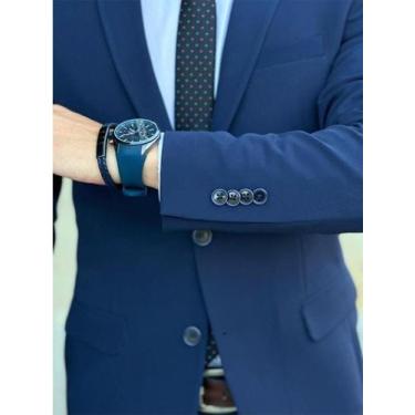 Imagem de Terno/Costume Gabardine - Azul Marinho - Via Do Terno, 58, Azul