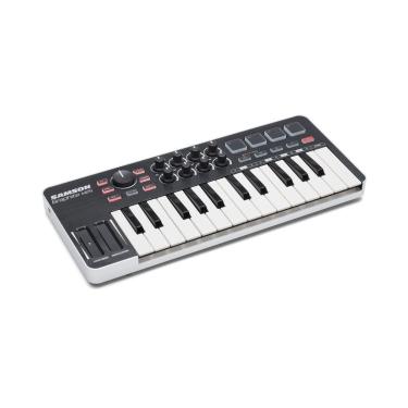 Imagem de Controlador MIDI USB Samson Graphite M25 25 Teclas Mini Sensíveis à Velocidade Preto