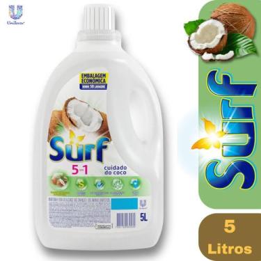 Imagem de Lava-Roupas Líquido 5 em 1 Surf Cuidado do Coco Galão 5L