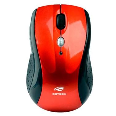 Imagem de Mouse sem Fio C3 Tech M-W012 RD V2 - Receptor Nano USB - 2.4GHz - 1600
