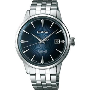 Imagem de Seiko Presage Automatik SRPB41J1 Relógio masculino automático clássico e simples, Preto, SRPB41J1