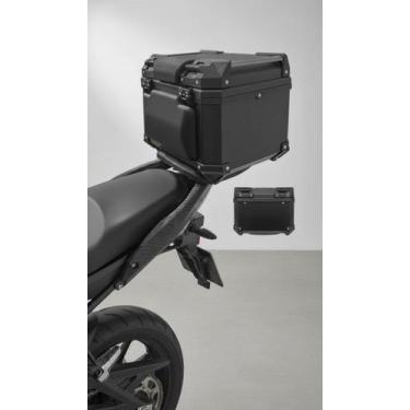 Imagem de Baú Traseiro Moto 42L Universal Preto Luxo - Congratulations Store