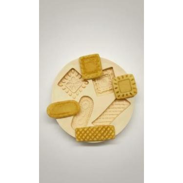 Imagem de Molde Silicone Bolacha Doce Reutilizável 9.3cm - Congratulations Store