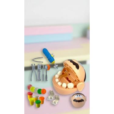 Imagem de Kit Dentista Infantil com Massinha de Modelar 14 Peças - Congratulatio