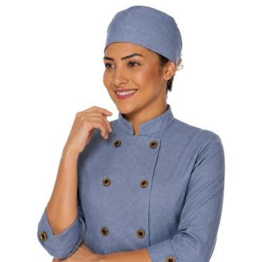 Imagem de Bandana semprigual de amarrar chef - Demorgan Uniformes, Azul, UN
