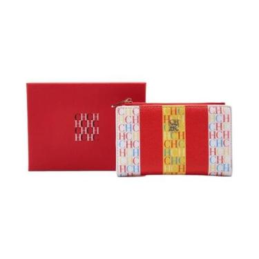 Imagem de Carteira De Couro Luxuosa Feminina Com Monograma, Porta-Cartões, Bolsa
