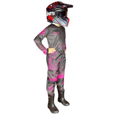 Imagem de Conjunto rugge leon preto rosa, Preto rosa, 08
