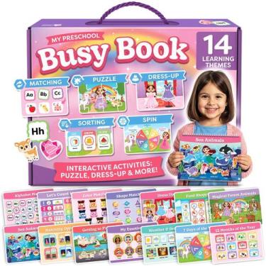 Imagem de Livro Montessori de Atividades Momo & Nashi 20 x 28 cm para Crianças