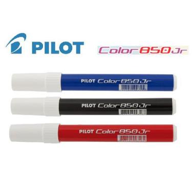 Imagem de Caneta Hidrográfica Pilot Color 850 Jr AZ-PT-VM c/3 Unidades